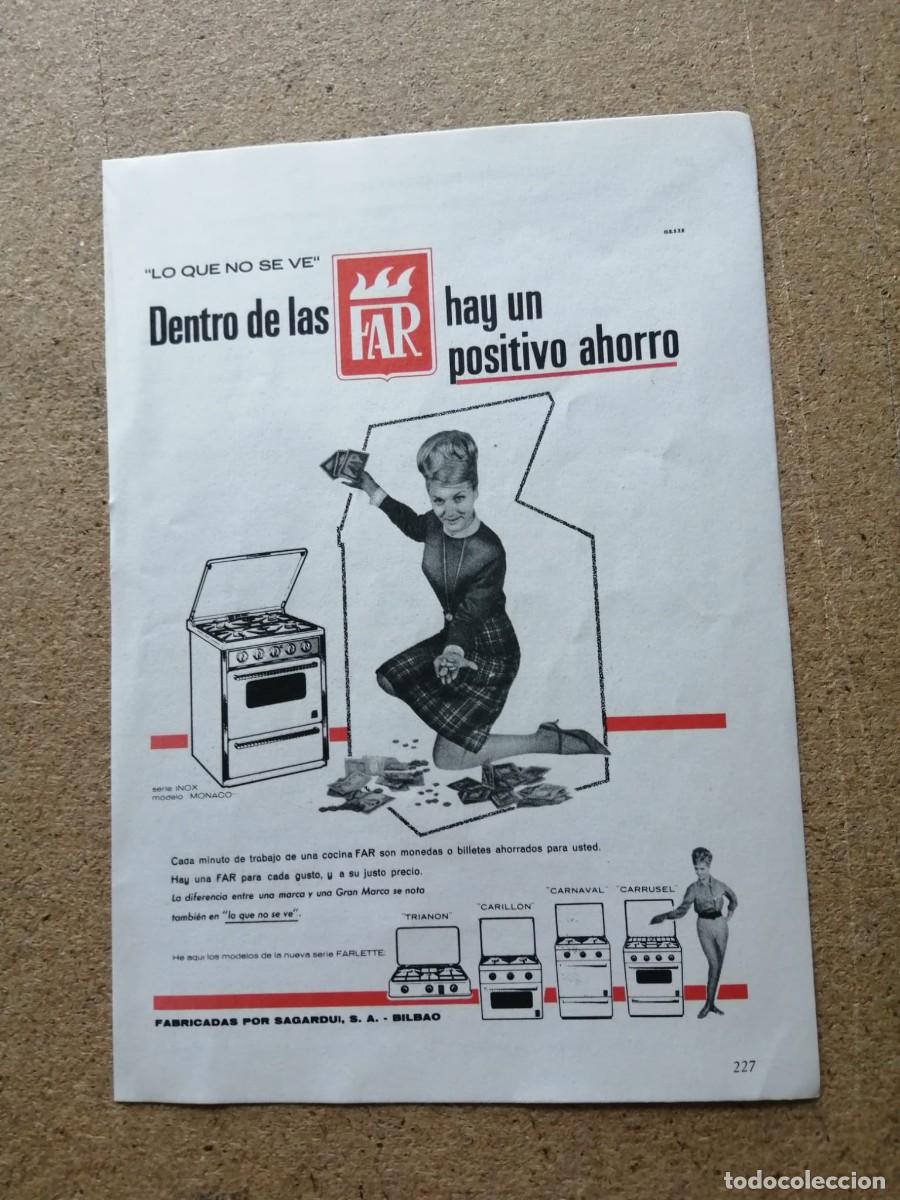 Otros art&iacute;culos de coleccionismo en papel: ANUNCIO. COCINAS FAR