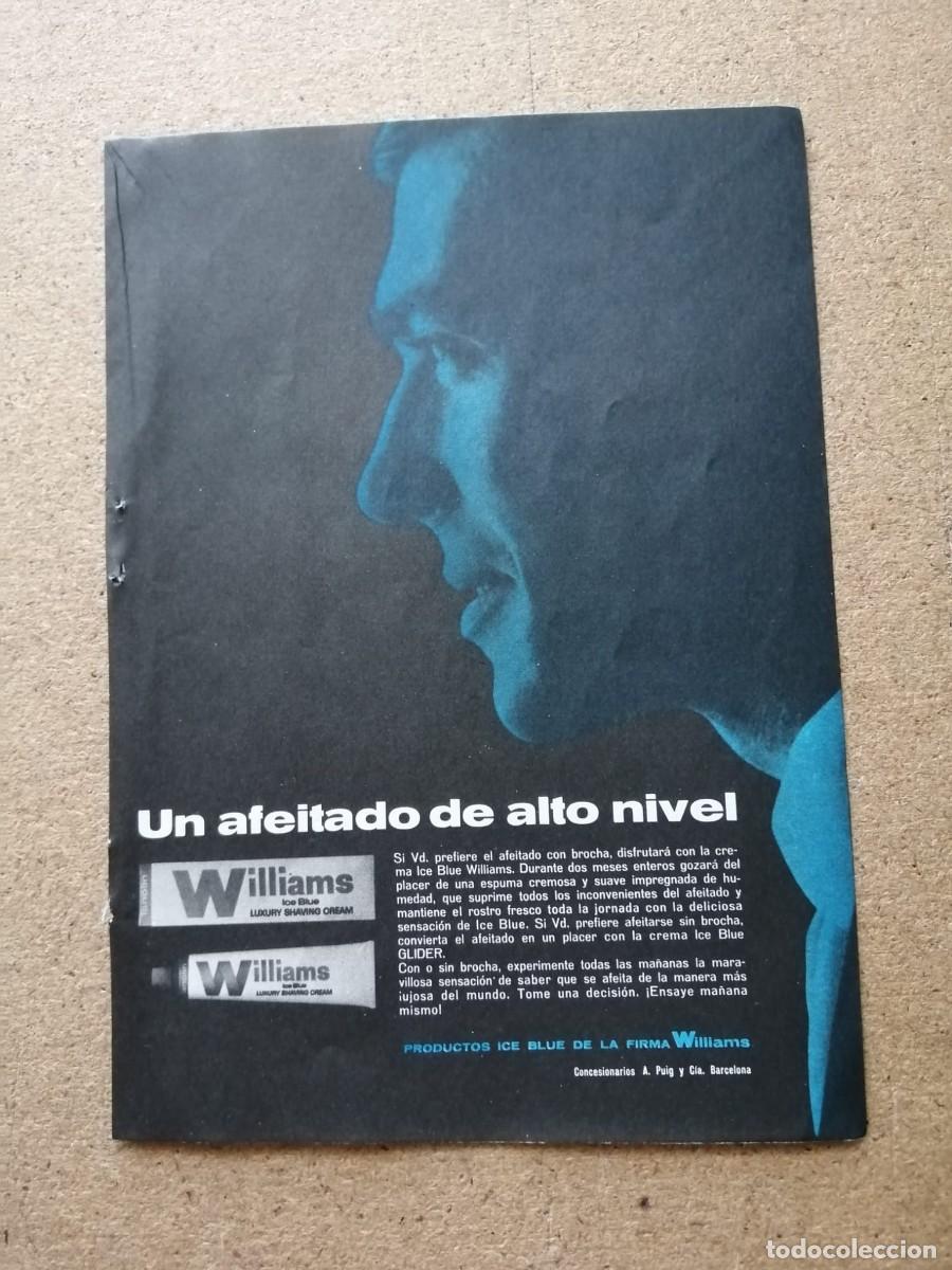 Otros art&iacute;culos de coleccionismo en papel: ANUNCIO. CON WILLIAMS UN AFEITDO DE ALTO NIVEL