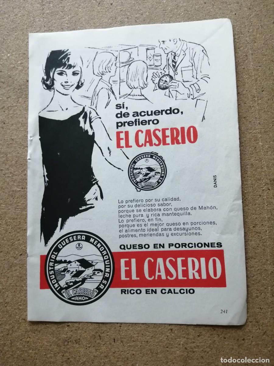 Otros art&iacute;culos de coleccionismo en papel: ANUNCIO. QUESITOS EL CASERIO