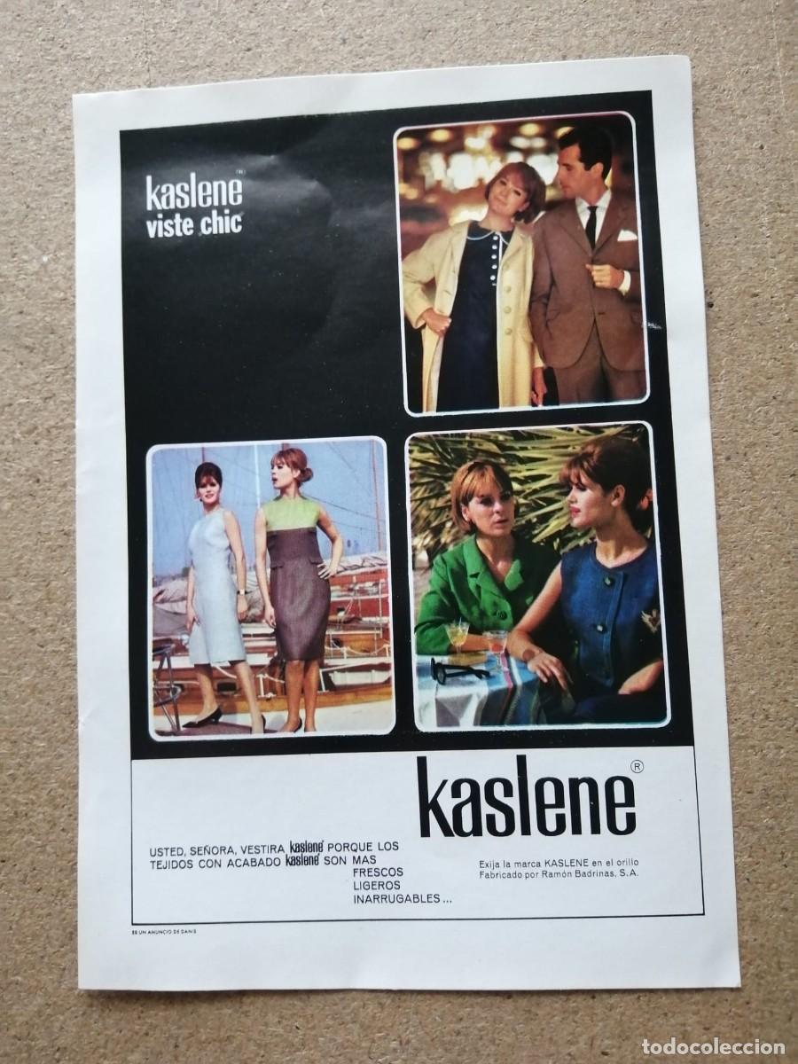 Otros art&iacute;culos de coleccionismo en papel: ANUNCIO. KASLENE....