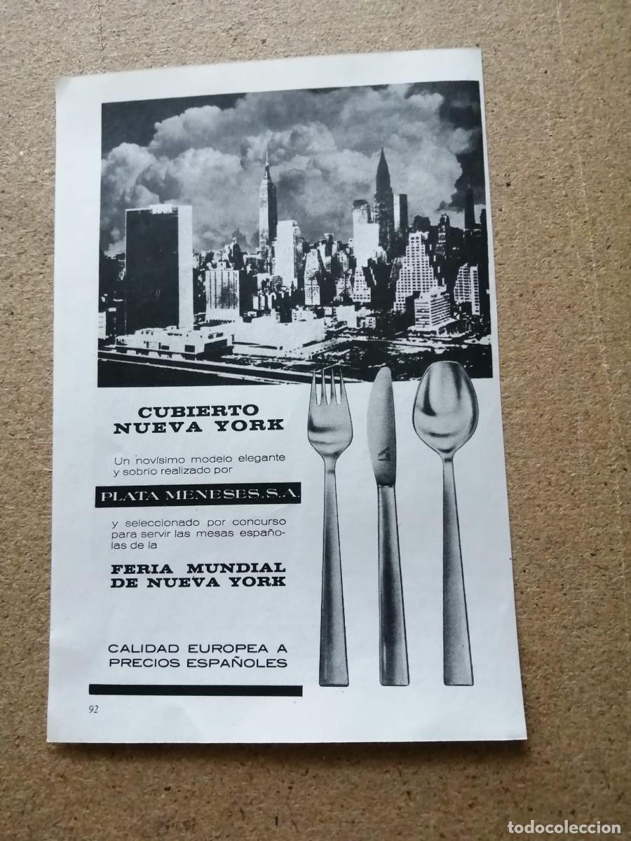 Otros art&iacute;culos de coleccionismo en papel: ANUNCIO. CUBERTERIA PLATA MENESES S. A.