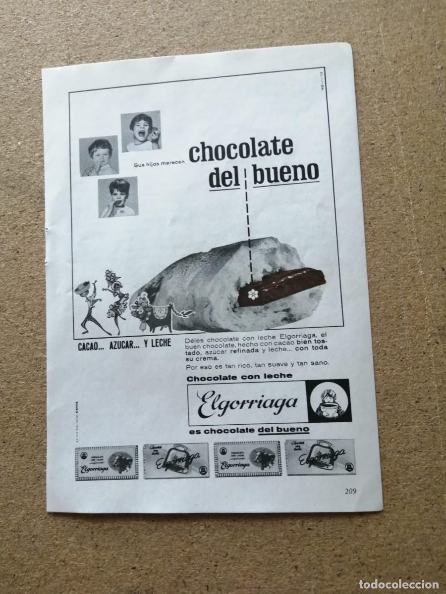 Otros art&iacute;culos de coleccionismo en papel: ANUNCIO. CHOCOLATE ELGORRIAGA
