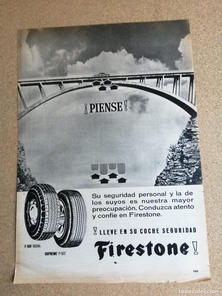 Otros art&iacute;culos de coleccionismo en papel: ANUNCIO. FIRESTONE..