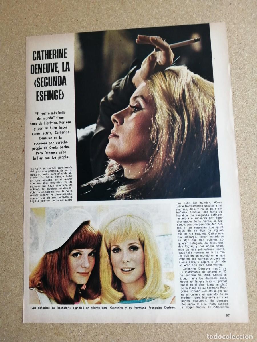 Otros art&iacute;culos de coleccionismo en papel: REPORTAJE. CATHERINE DENEUVE, LA SEGUNDA ESFINGE