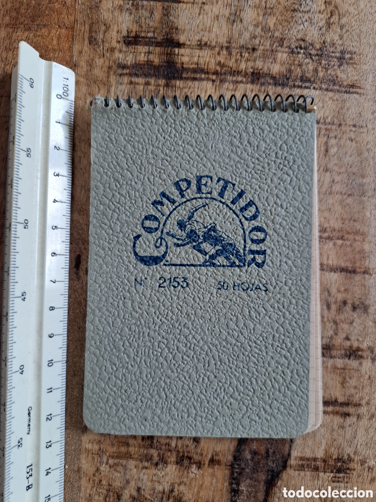 Outros artigos de papel: Jml precioso Cuadernillo Vintage Competidor N&deg; 2153 50 hojas gastado a medias. Ver fotos