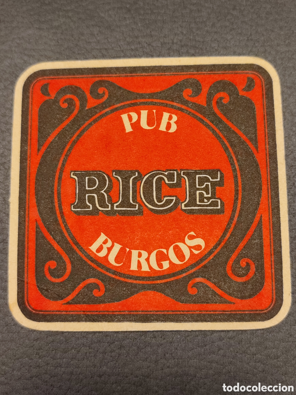 Otros art&iacute;culos de coleccionismo en papel: Posavaso PUB Rice BURGOS