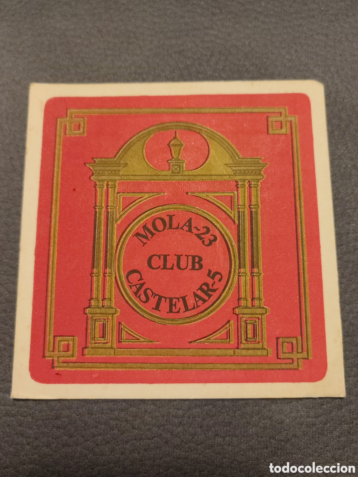 Sammelleidenschaft Andere Papierartikel: Posavaso CLUB Mola 23 Castelar 5 SANTANDER