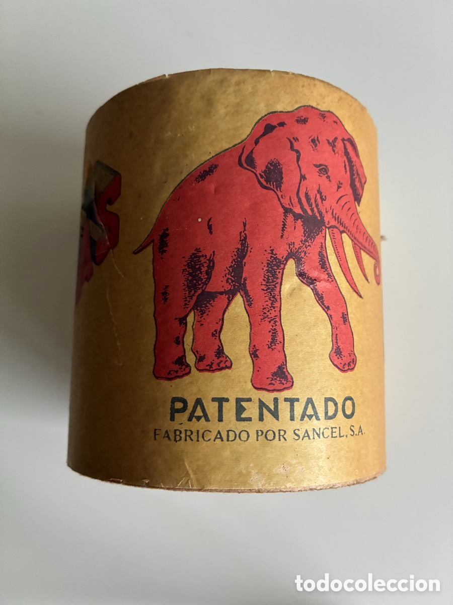 Altri oggetti di carta: Rollo Papel Higi&eacute;nico El Elefante - Sancel S.A. - Original A&ntilde;os 60/70 - Vintage Colecci&oacute;n