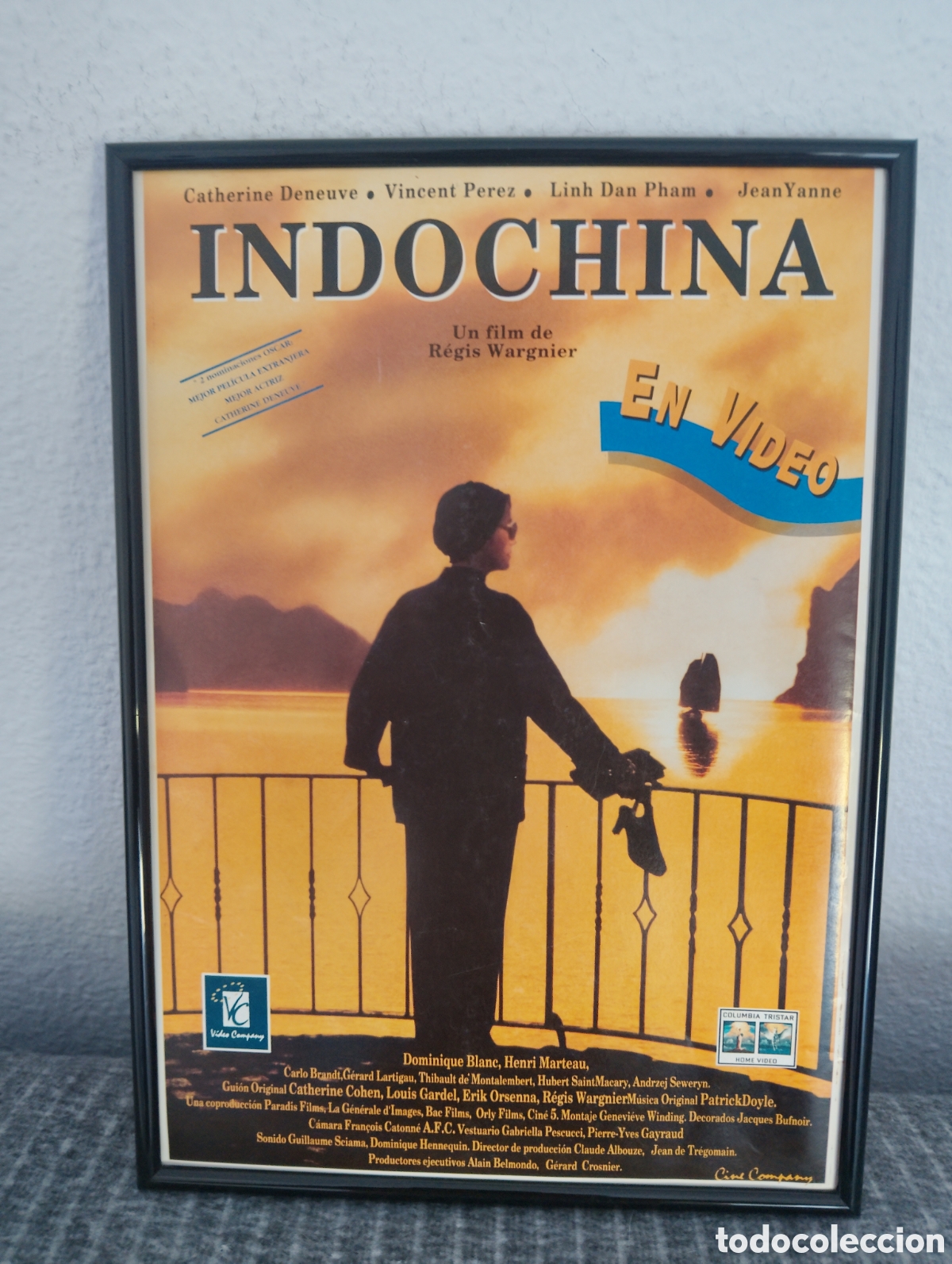 Otros art&iacute;culos de coleccionismo en papel: Indochina anuncio original vintage con marco incluido a&ntilde;os 90