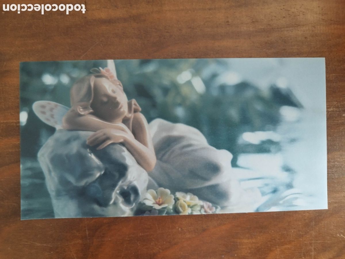 Otros art&iacute;culos de coleccionismo en papel: Tarjeta en papel cebolla de la figura &rdquo;Princesa de las Hadas&rdquo; de Lladr&oacute;,