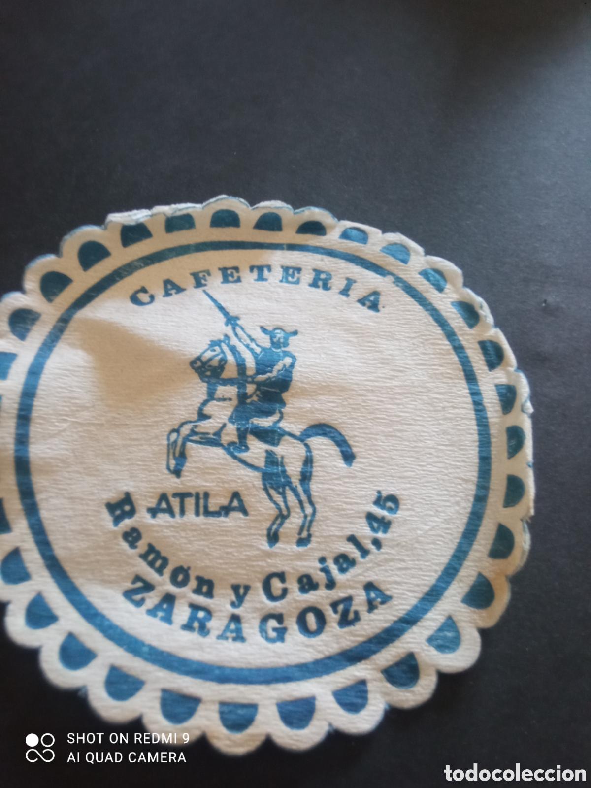 Otros art&iacute;culos de coleccionismo en papel: Posavasos zaragoza cafeter&iacute;a Ram&oacute;n y Cajal