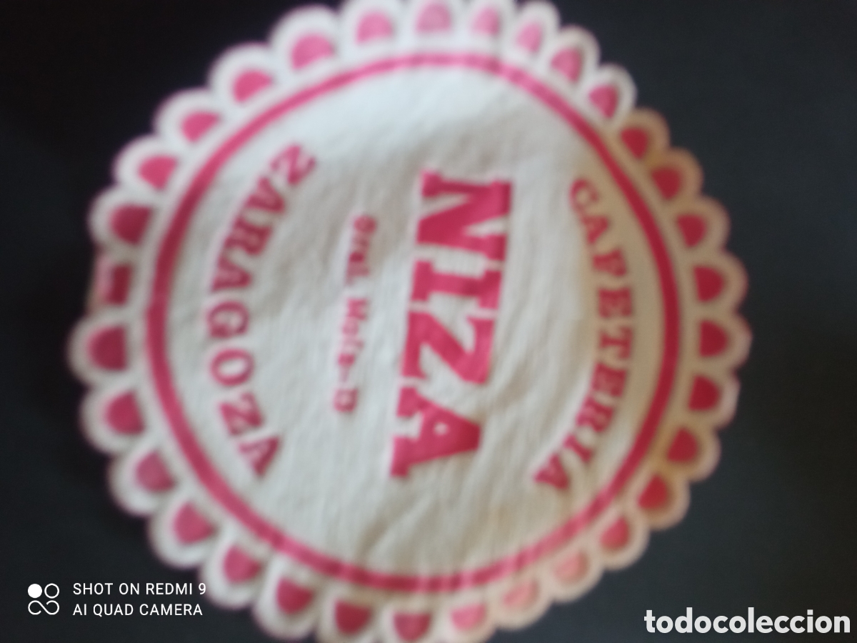 Otros art&iacute;culos de coleccionismo en papel: Posavasos zaragoza Cafeter&iacute;a Niza