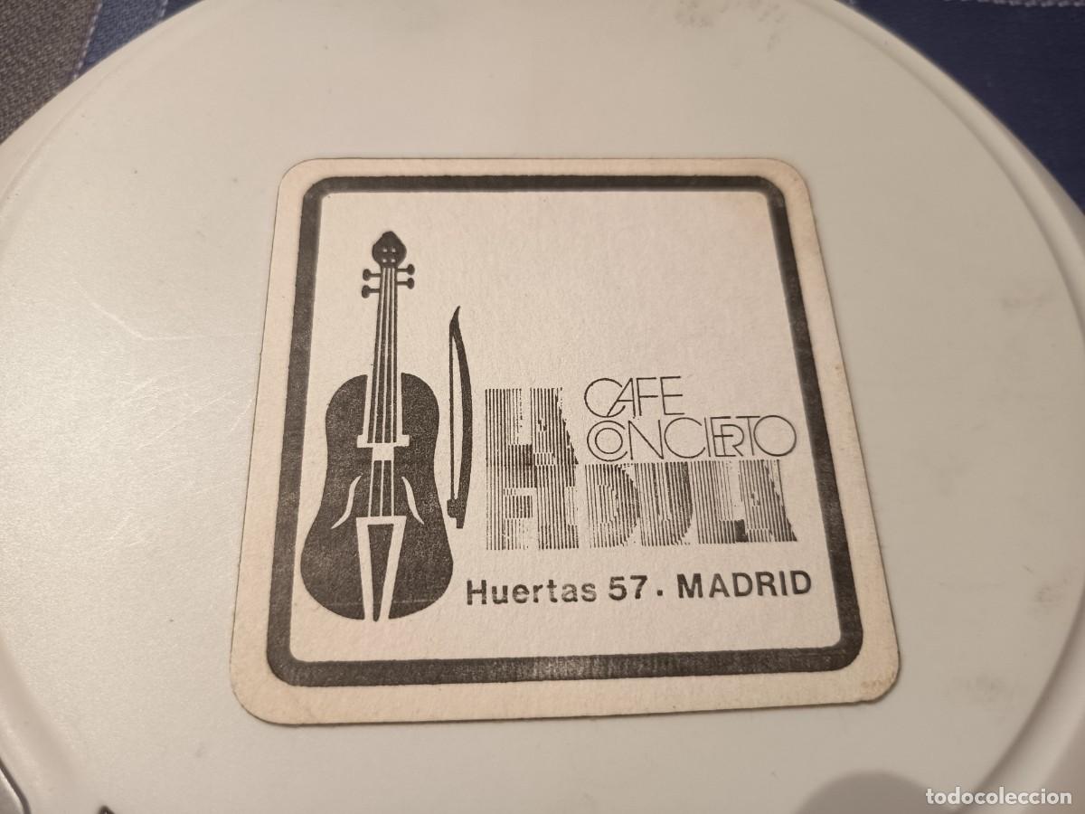 Otros art&iacute;culos de coleccionismo en papel: POSAVASOS CAFE CONCIERTO LA FIDULA-MADRID