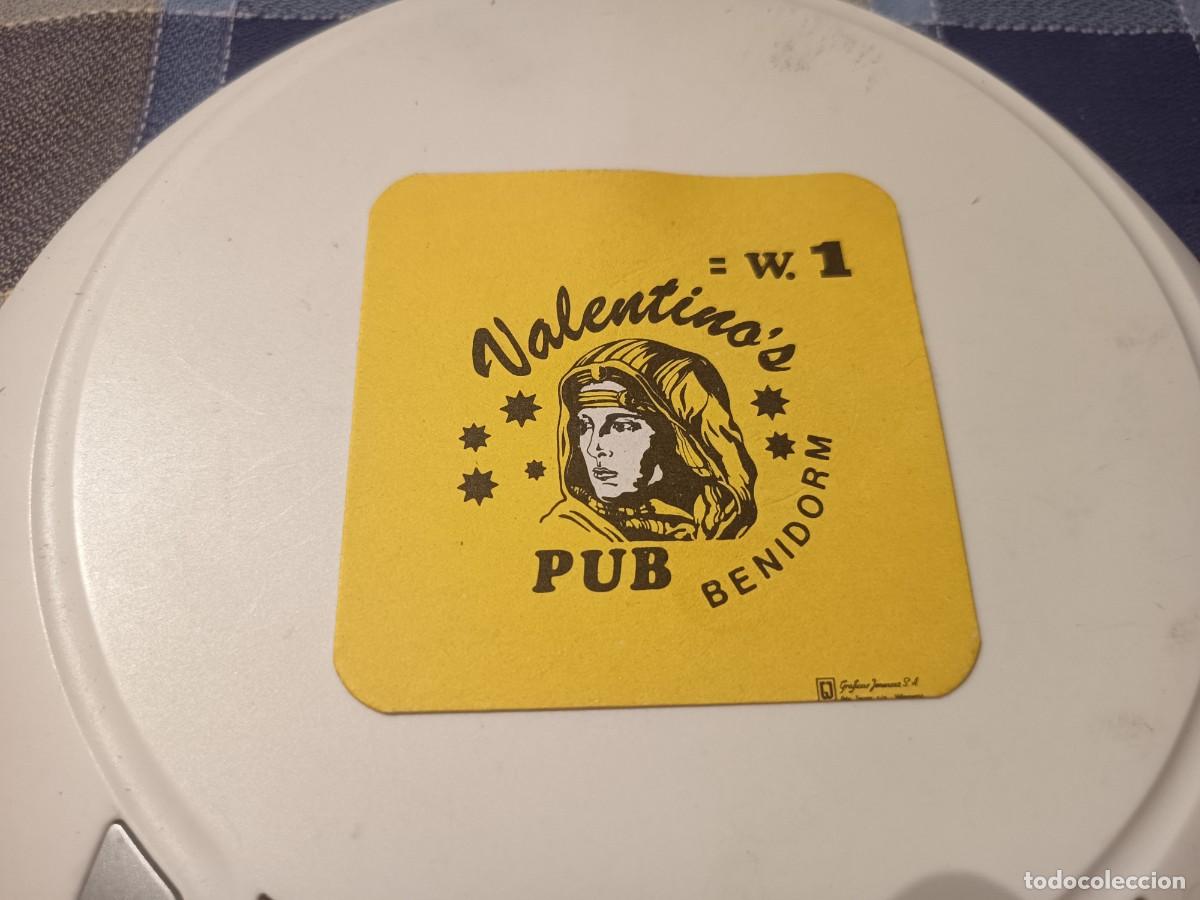 Otros art&iacute;culos de coleccionismo en papel: POSAVASOS PUB VALENTINO'S-BENIDORM-ALICANTE