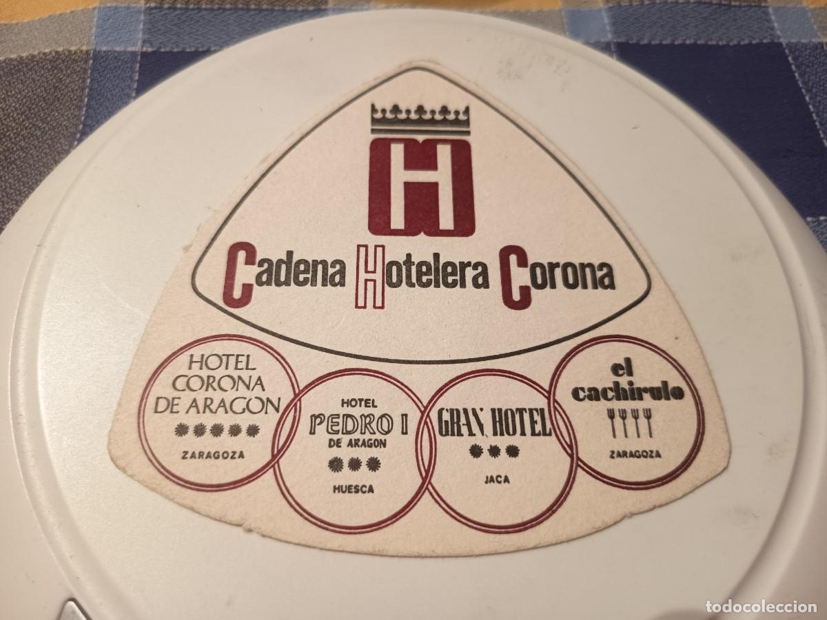 Otros art&iacute;culos de coleccionismo en papel: POSAVASOS CADENA HOTELERA CORONA-ZARAGOZA