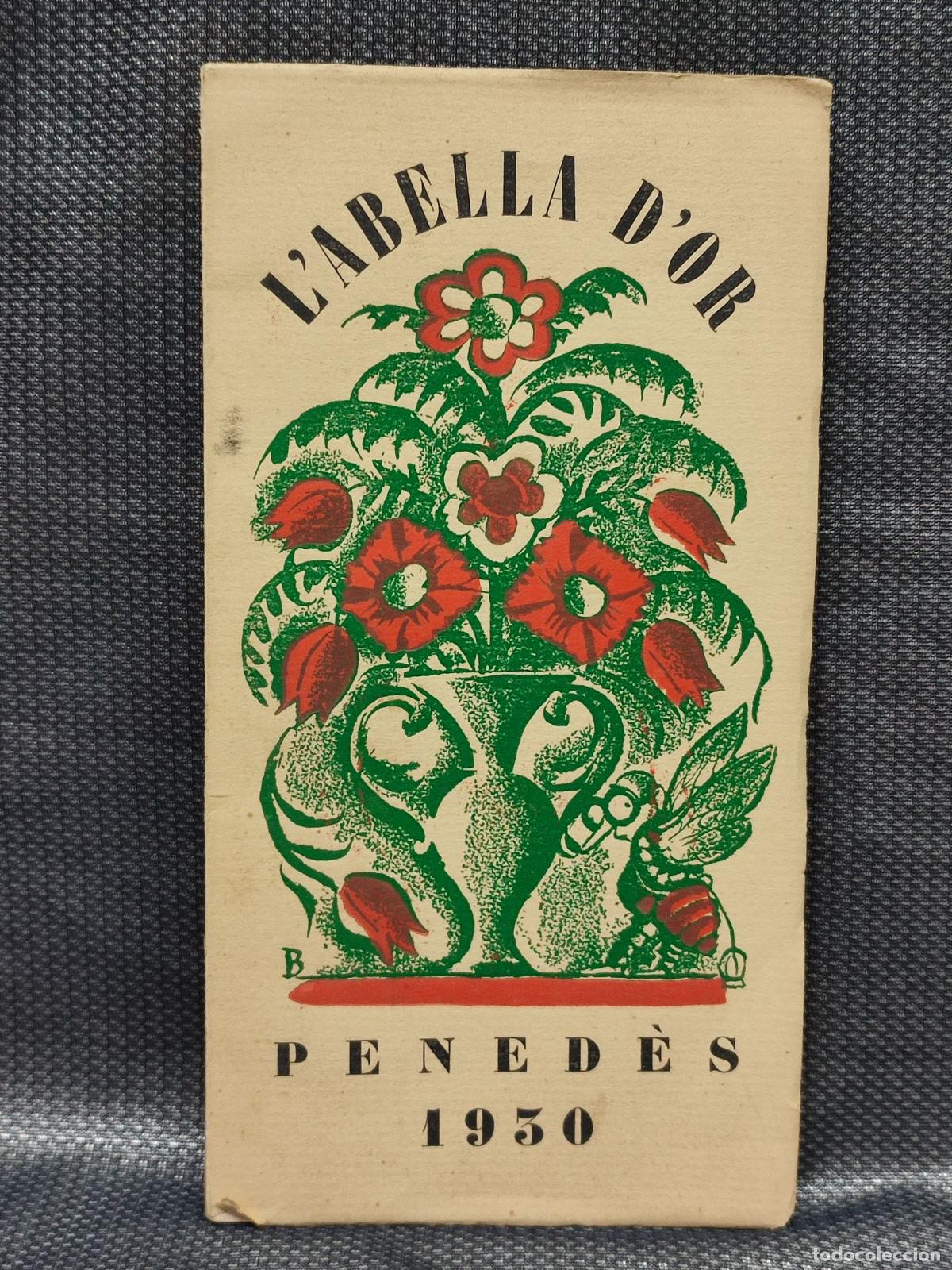 Otros art&iacute;culos de coleccionismo en papel: L'ABELLA D'OR. PENEDES. ALMANAQUE 1930. OBSEQUI BANC COMERCIAL BARCELONA