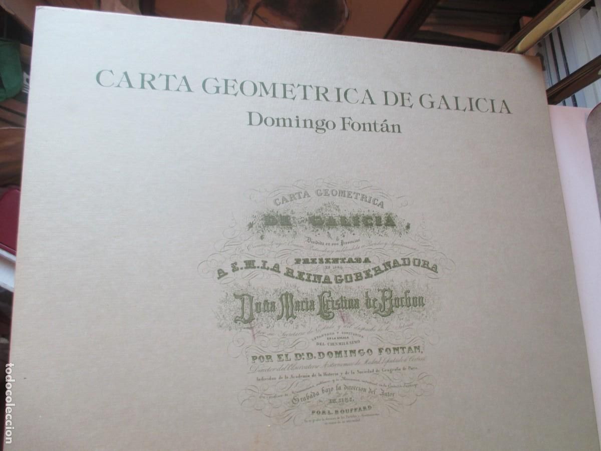 Otros art&iacute;culos de coleccionismo en papel: DOMINGO FONT&Aacute;N Carta geom&eacute;trica de Galicia w41281