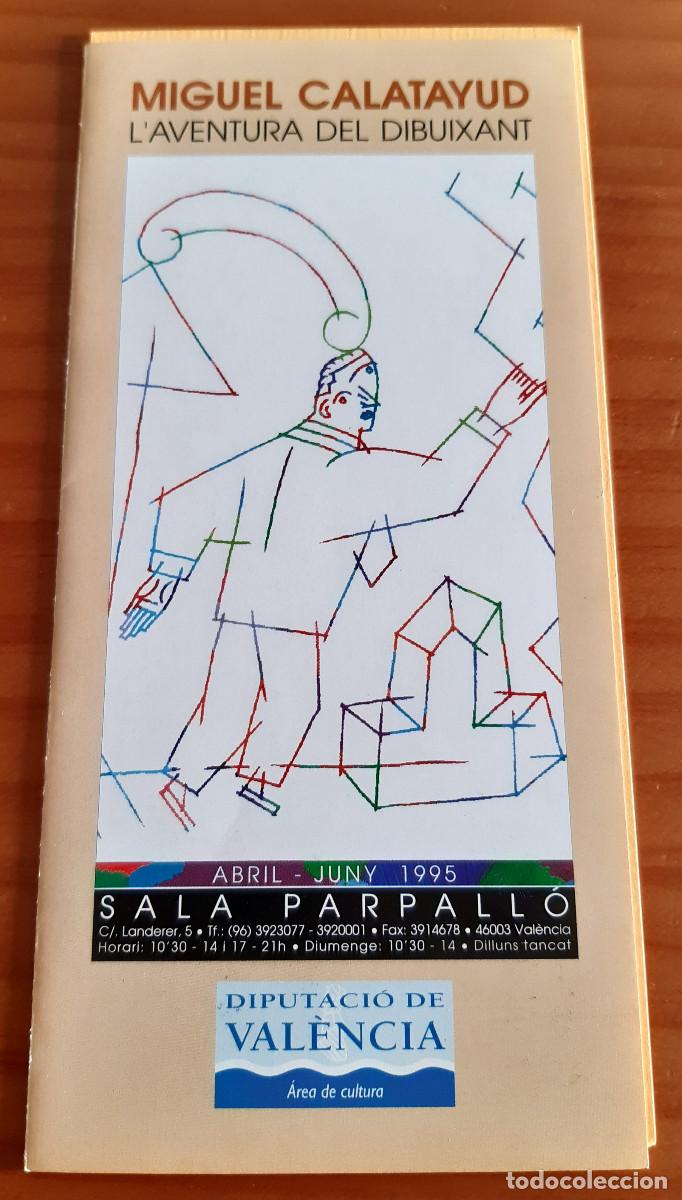 Otros art&iacute;culos de coleccionismo en papel: MIGUEL CALATAYUD-L'AVENTURA DEL DIBUIXANT - TR&Iacute;PTICO + INVITACI&Oacute;N INAUGURACI&Oacute;N - PERFECTO ESTADO