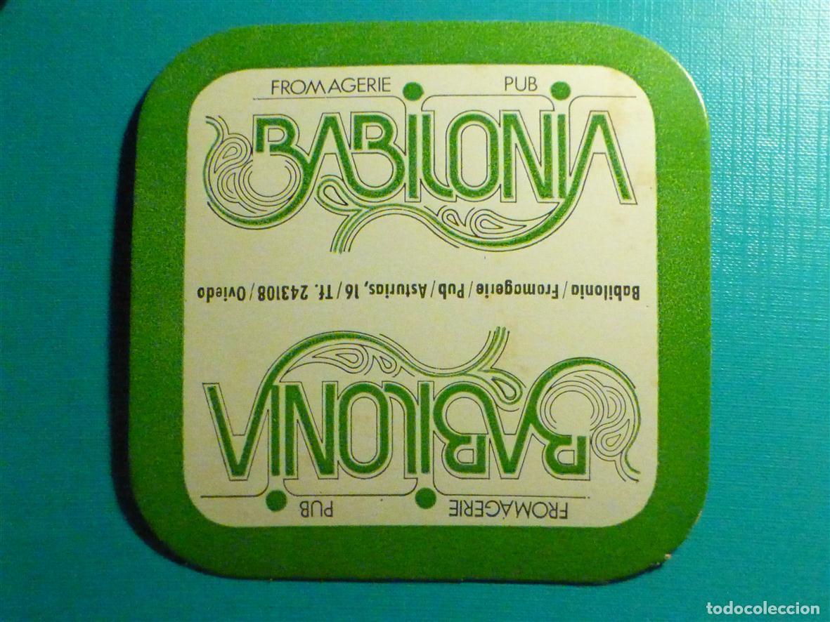 Otros art&iacute;culos de coleccionismo en papel: POSAVASOS Pubs y discotecas - Babilonia Pub - Oviedo - Asturias