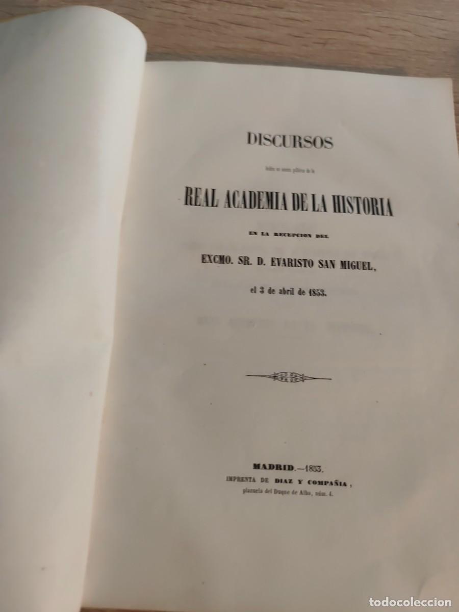 Otros art&iacute;culos de coleccionismo en papel: Librito 1853 Discursos Evaristo San Miguel