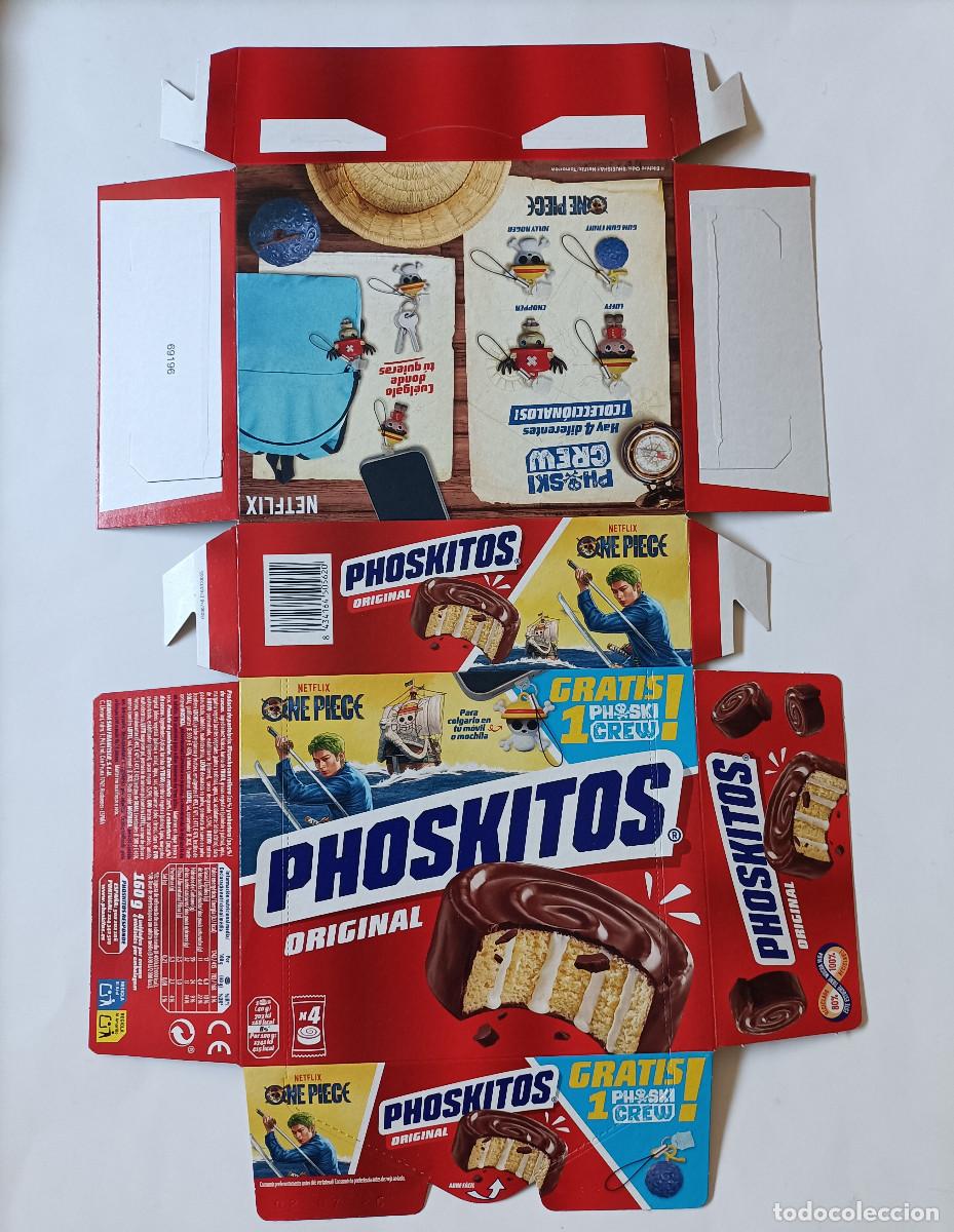 Otros art&iacute;culos de coleccionismo en papel: caja one piece vacia phoskitos mini 2026 empty packaging poskitos