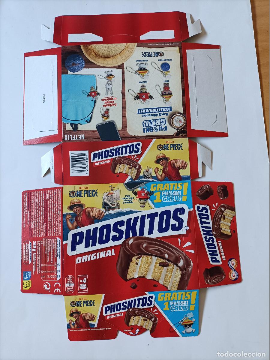 Otros art&iacute;culos de coleccionismo en papel: caja one piece vacia phoskitos mini 2026 empty packaging poskitos
