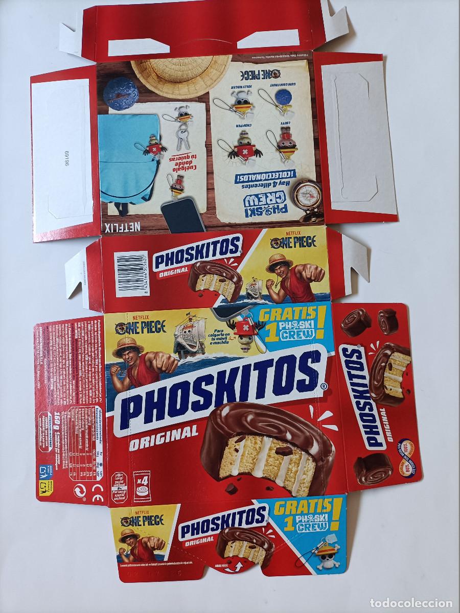 Otros art&iacute;culos de coleccionismo en papel: caja one piece vacia phoskitos mini 2026 empty packaging poskitos