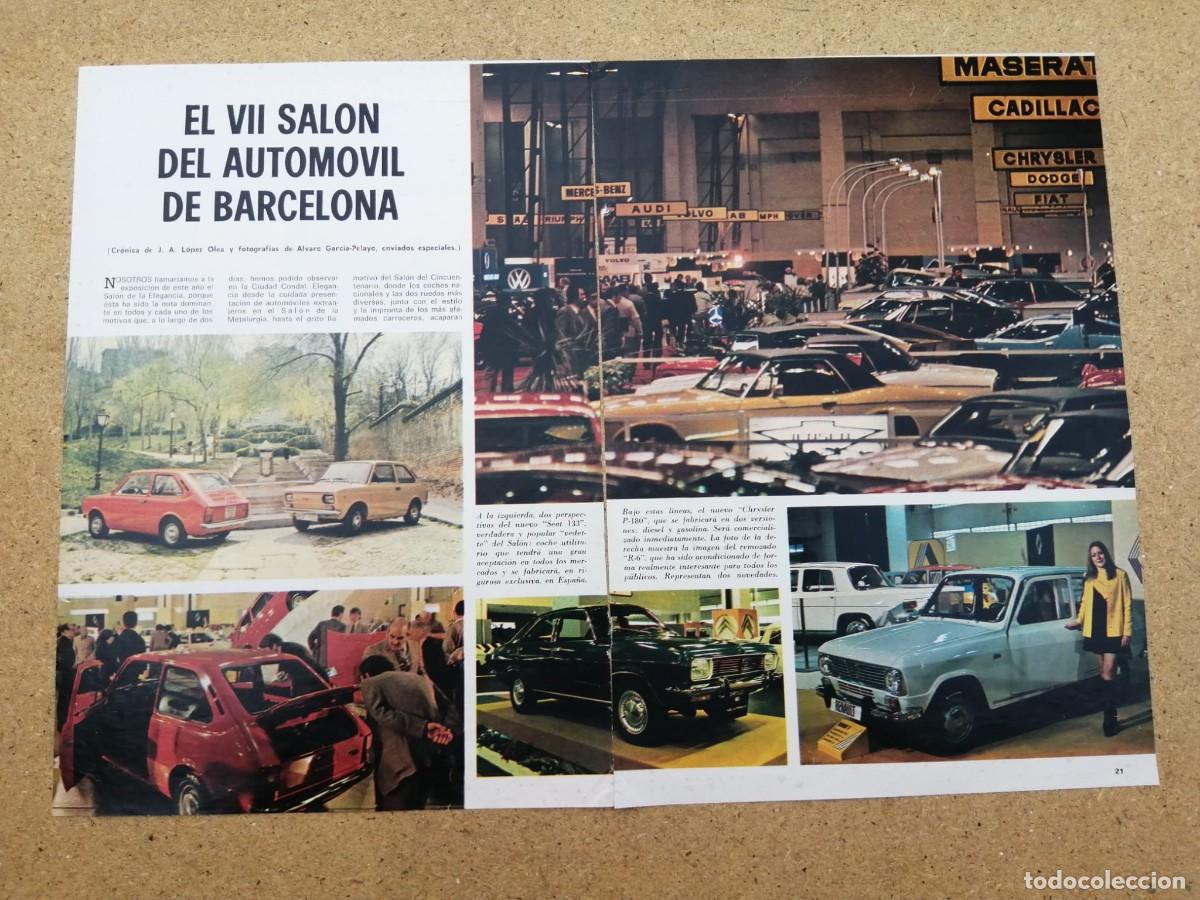 Otros art&iacute;culos de coleccionismo en papel: REPORTAJE. EL VII SALON DEL AUTOMOVIL DE BARCELONA