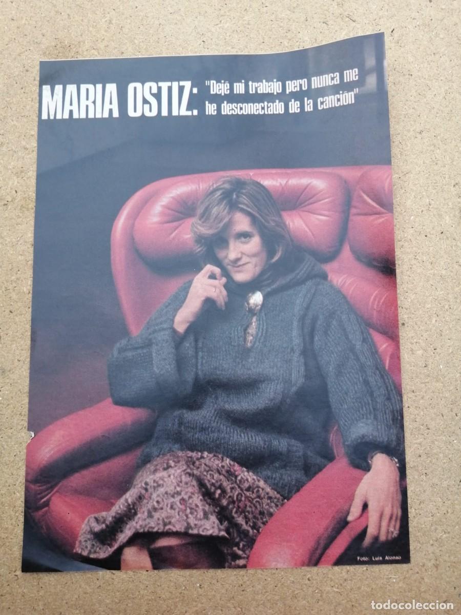 Otros art&iacute;culos de coleccionismo en papel: REPORTAJE. MARIA OSTIZ