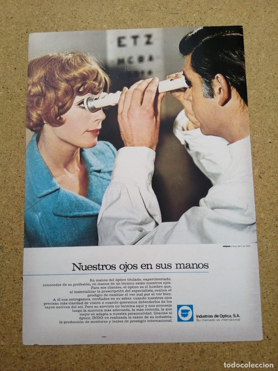 Otros art&iacute;culos de coleccionismo en papel: ANUNCIO. INDUSTRIAS DE OPTICA S. A.