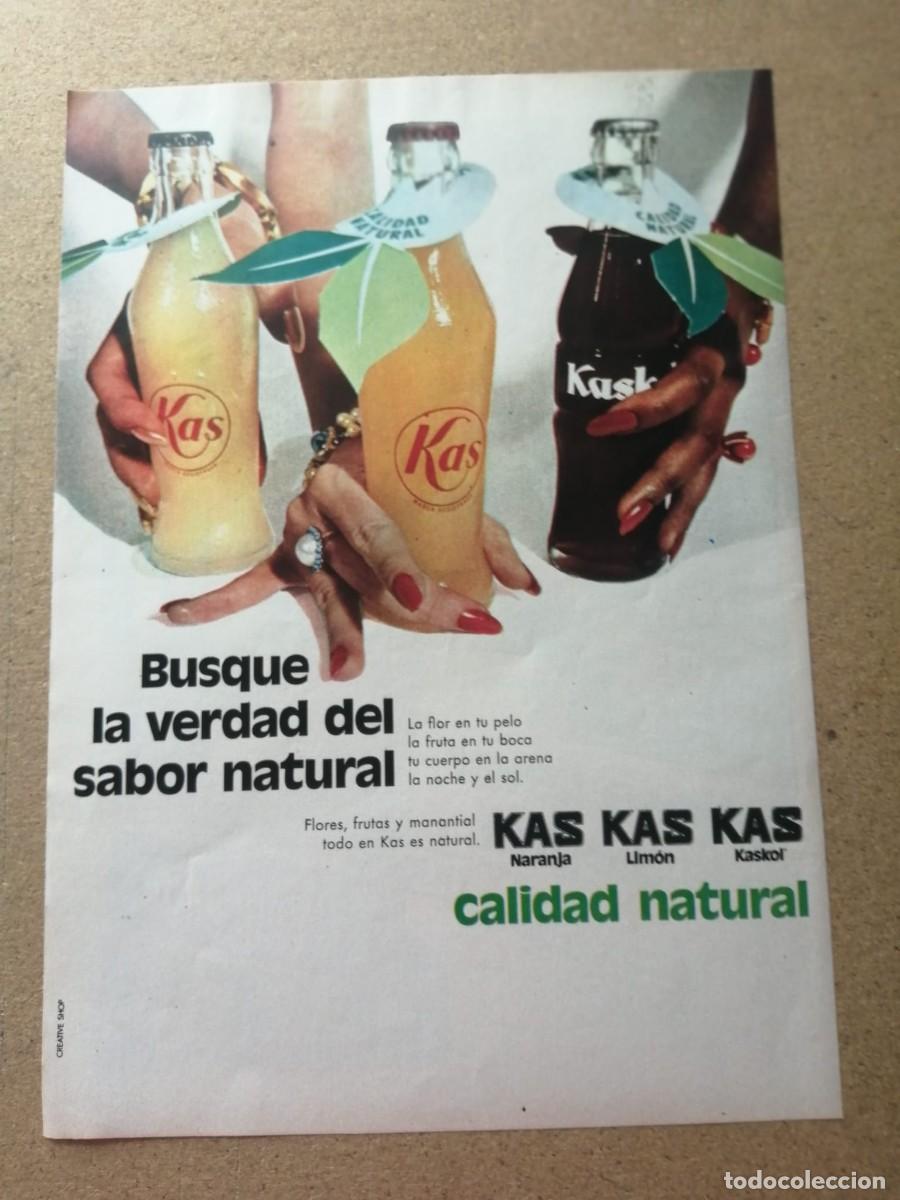 Otros art&iacute;culos de coleccionismo en papel: ANUNCIO. KAS NARANJA Y LIMON