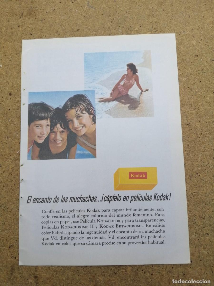 Otros art&iacute;culos de coleccionismo en papel: ANUNCIO. KODAK, EL ENCANTO DE LAS MUCHACHAS, CAPTELO EN PELICULAS KODAK