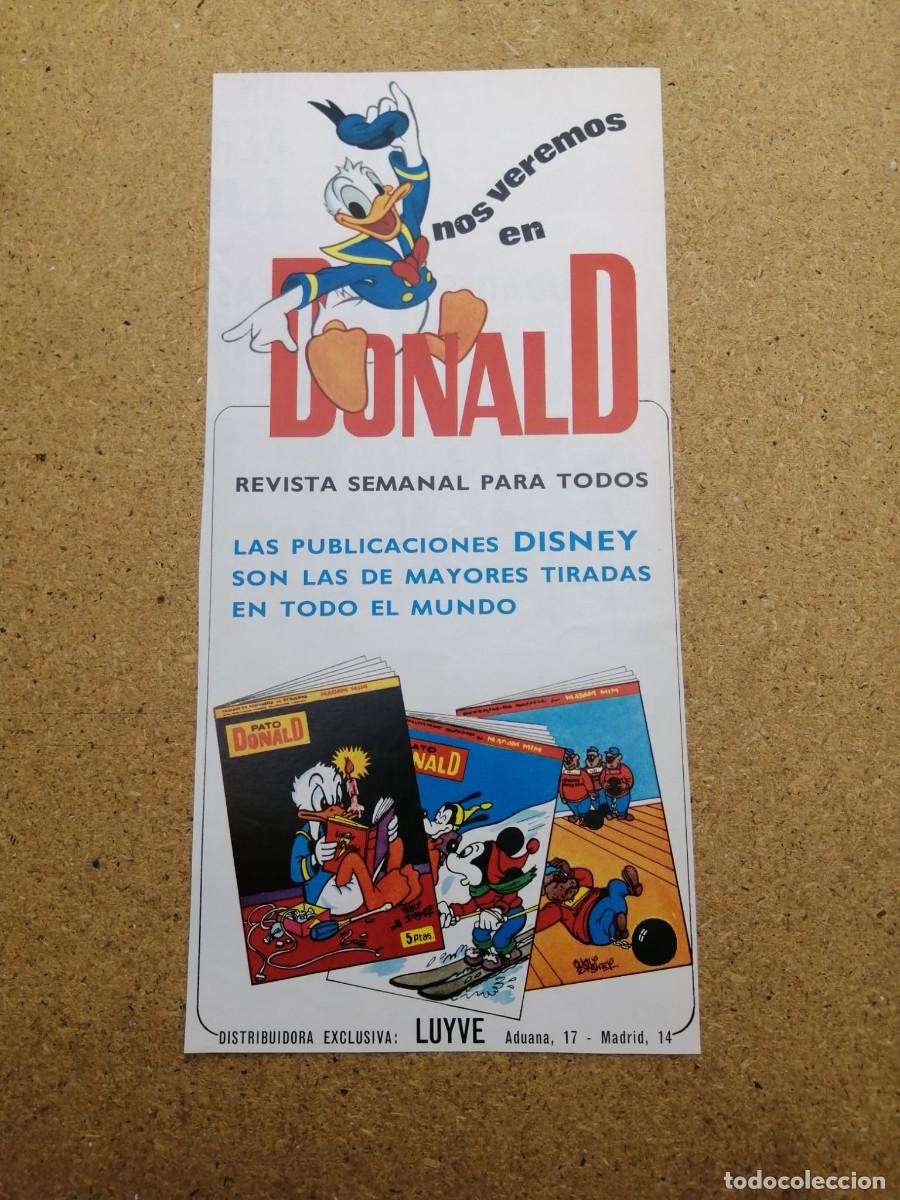 Otros art&iacute;culos de coleccionismo en papel: ANUNCIO. REVISTA INFANTIL PATO DONALD