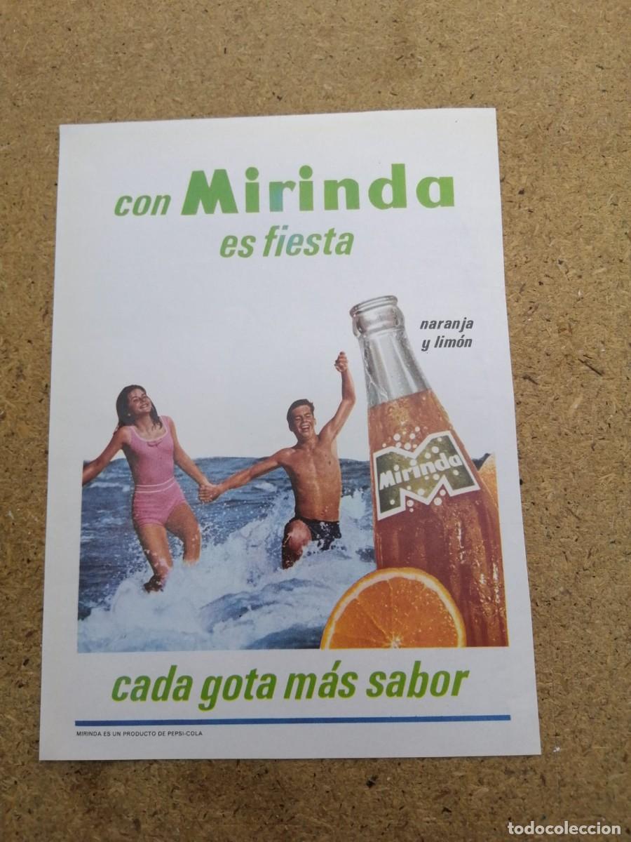 Otros art&iacute;culos de coleccionismo en papel: ANUNCIO. CON MIRINDA ES FIESTA