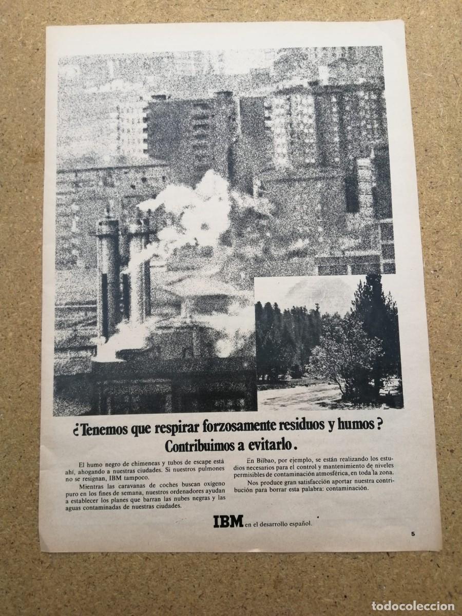 Otros art&iacute;culos de coleccionismo en papel: ANUNCIO. IBM.........