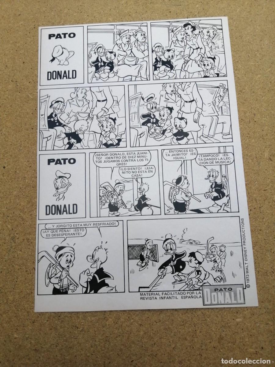 Collectionnisme Papier divers: HOJA COMIC. PATO DONALD