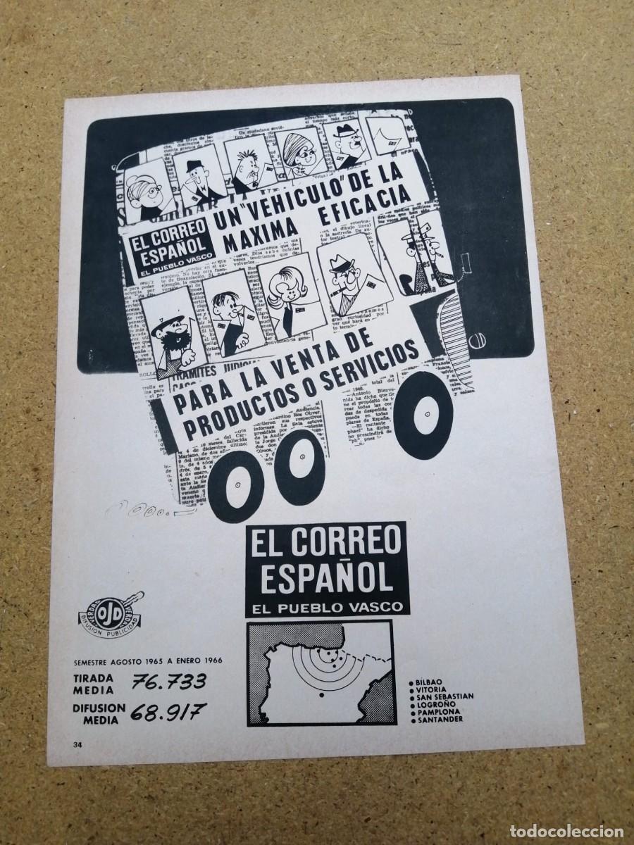 Otros art&iacute;culos de coleccionismo en papel: ANUNCIO. EL CORREO ESPA&Ntilde;OL