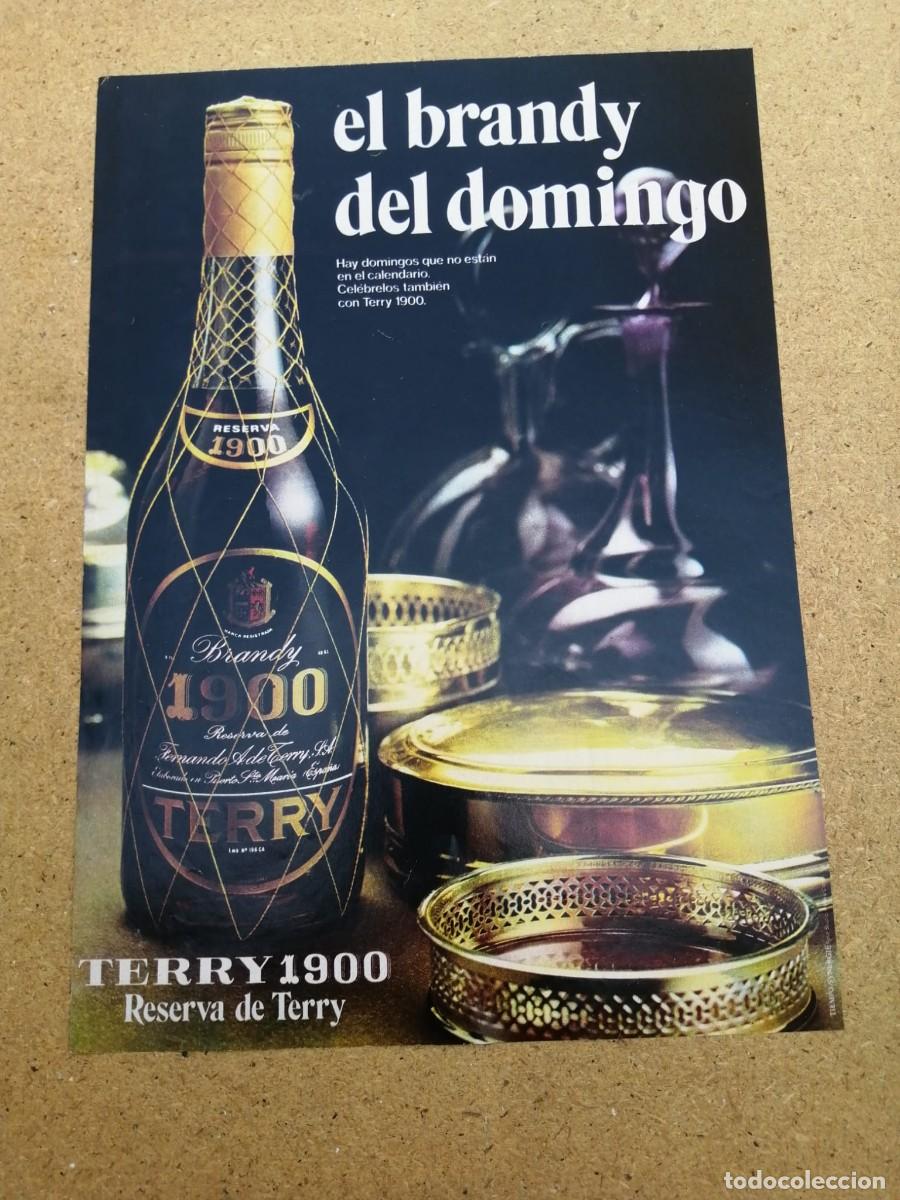 Otros art&iacute;culos de coleccionismo en papel: ANUNCIO. BRANDY TERRY 1900