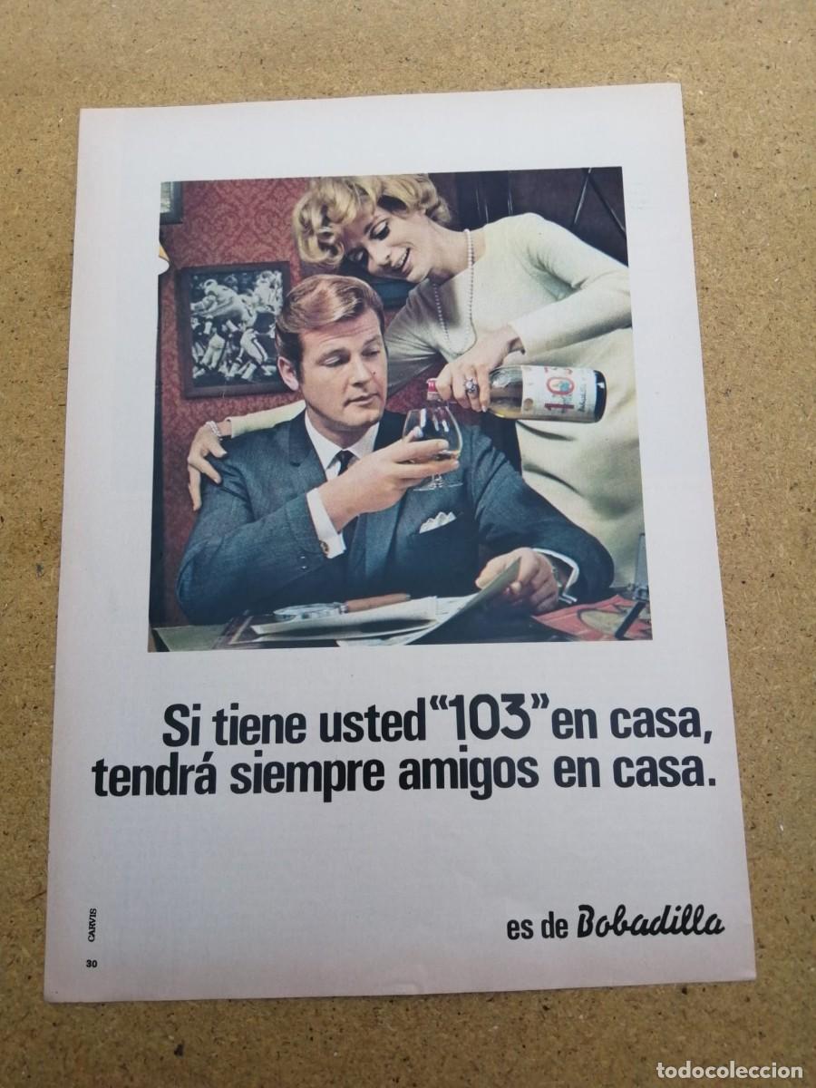 Otros art&iacute;culos de coleccionismo en papel: ANUNCIO. BRANDY 103 (ROGER MOORE)