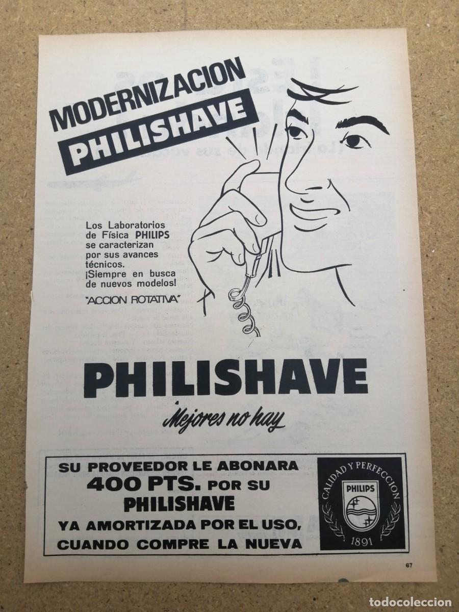 Otros art&iacute;culos de coleccionismo en papel: ANUNCIO. PHILISHAVE.