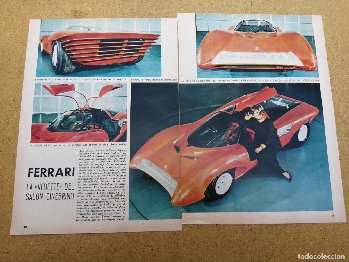 Otros art&iacute;culos de coleccionismo en papel: REPORTAJE. FERRARI LA VEDETTE DEL SALON GINEBRINO