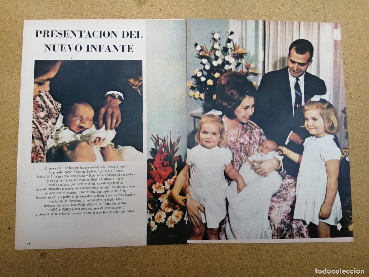 Otros art&iacute;culos de coleccionismo en papel: REPORTAJE. PRESENTACION DEL NUEVO INFANTE FELIPE DE BORBON