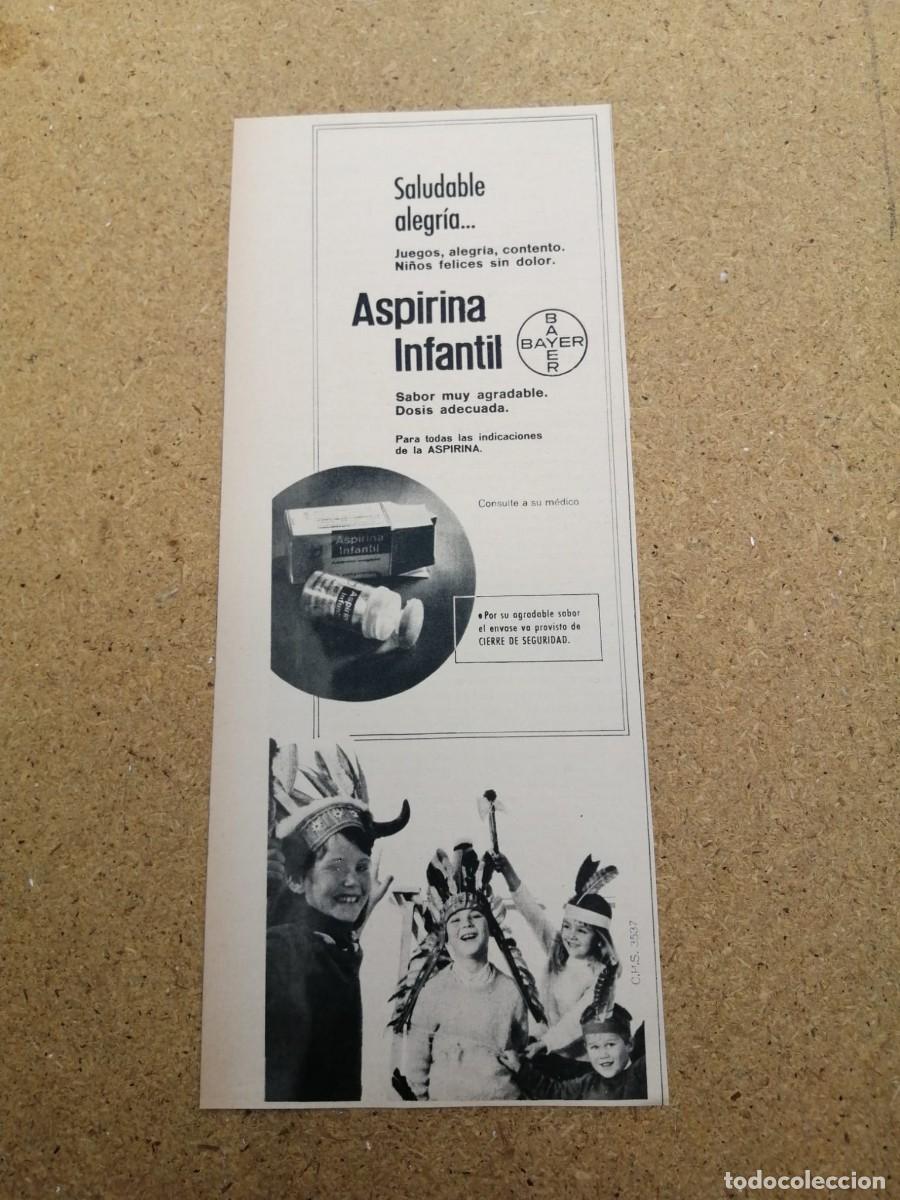 Otros art&iacute;culos de coleccionismo en papel: ANUNCIO. ASPIRINA INFANTIL