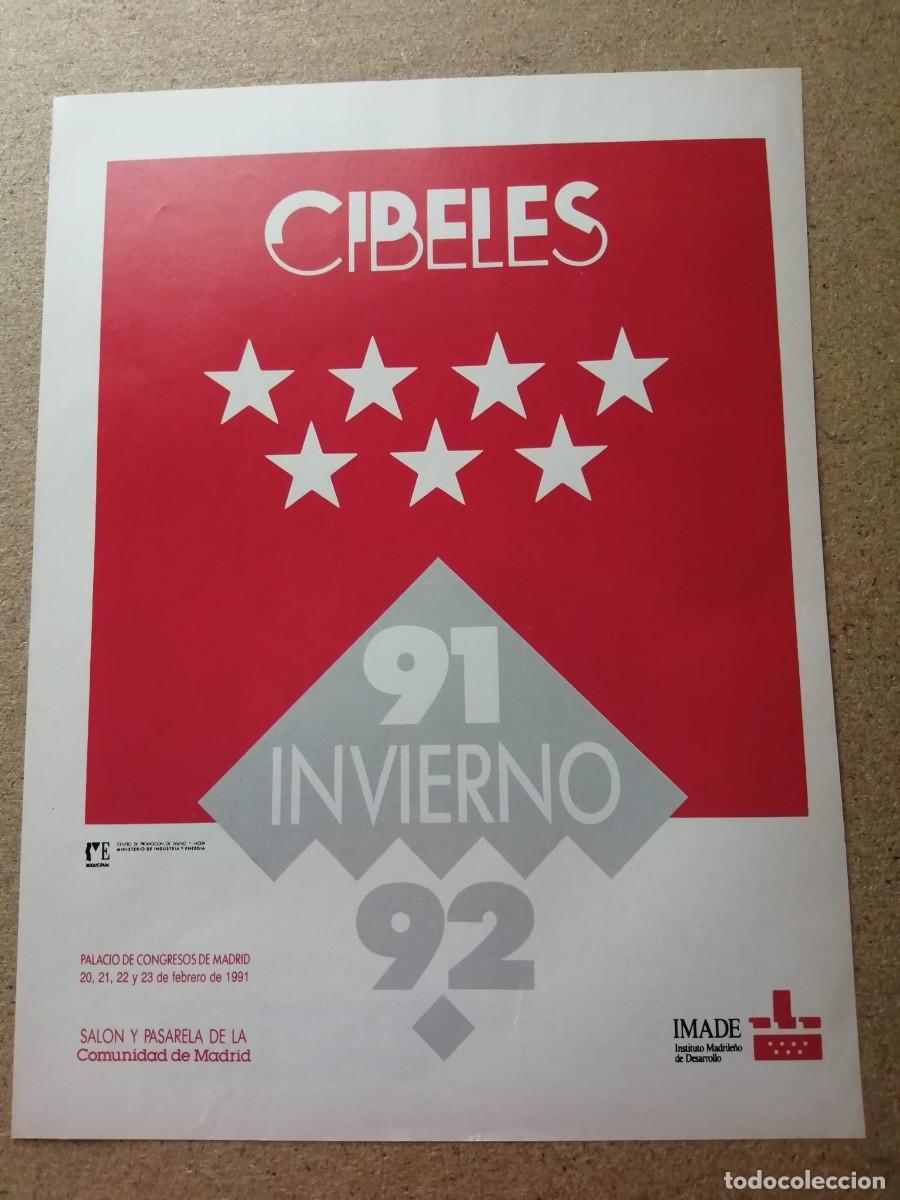 Otros art&iacute;culos de coleccionismo en papel: ANUNCIO. CIBELES 91 INVIERNO 92
