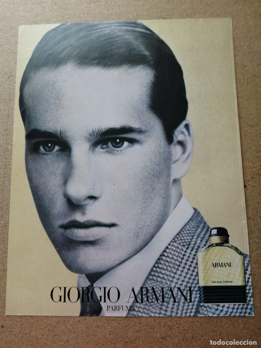 Otros art&iacute;culos de coleccionismo en papel: ANUNCIO. GIORGIO ARMANI PARFUMS