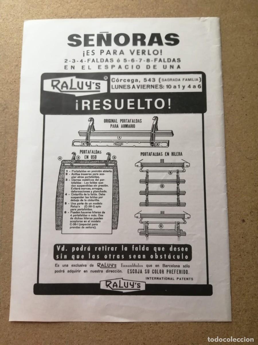 Otros art&iacute;culos de coleccionismo en papel: ANUNCIO. PORTAFALDAS RALUY'S