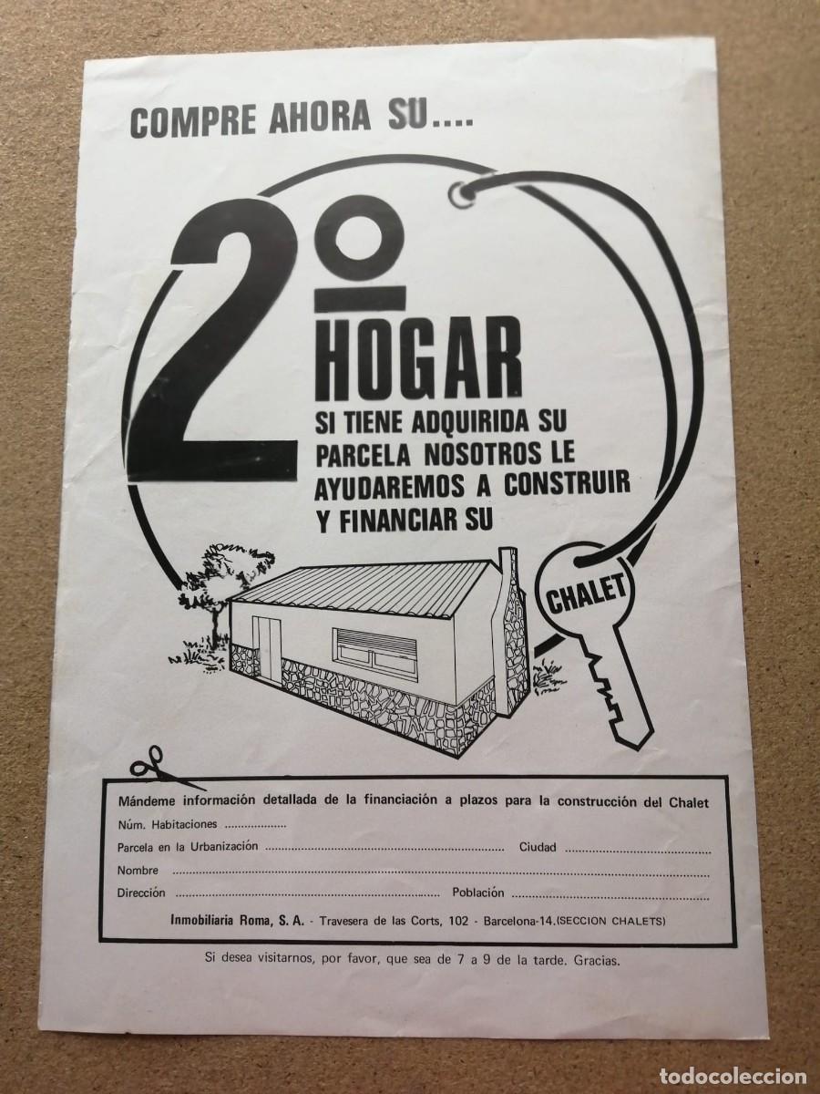 Otros art&iacute;culos de coleccionismo en papel: ANUNCIO. COMPRE AHORA SU 2&ordm; HOGAR