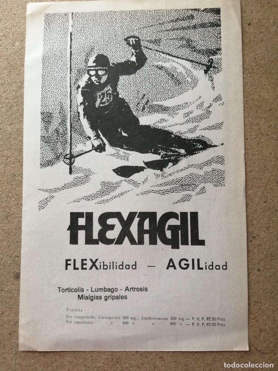 Otros art&iacute;culos de coleccionismo en papel: ANUNCIO. TONICO FLEXAGIL. PARA TORTICOLIS - LUMBAGO - ARTROSIS...