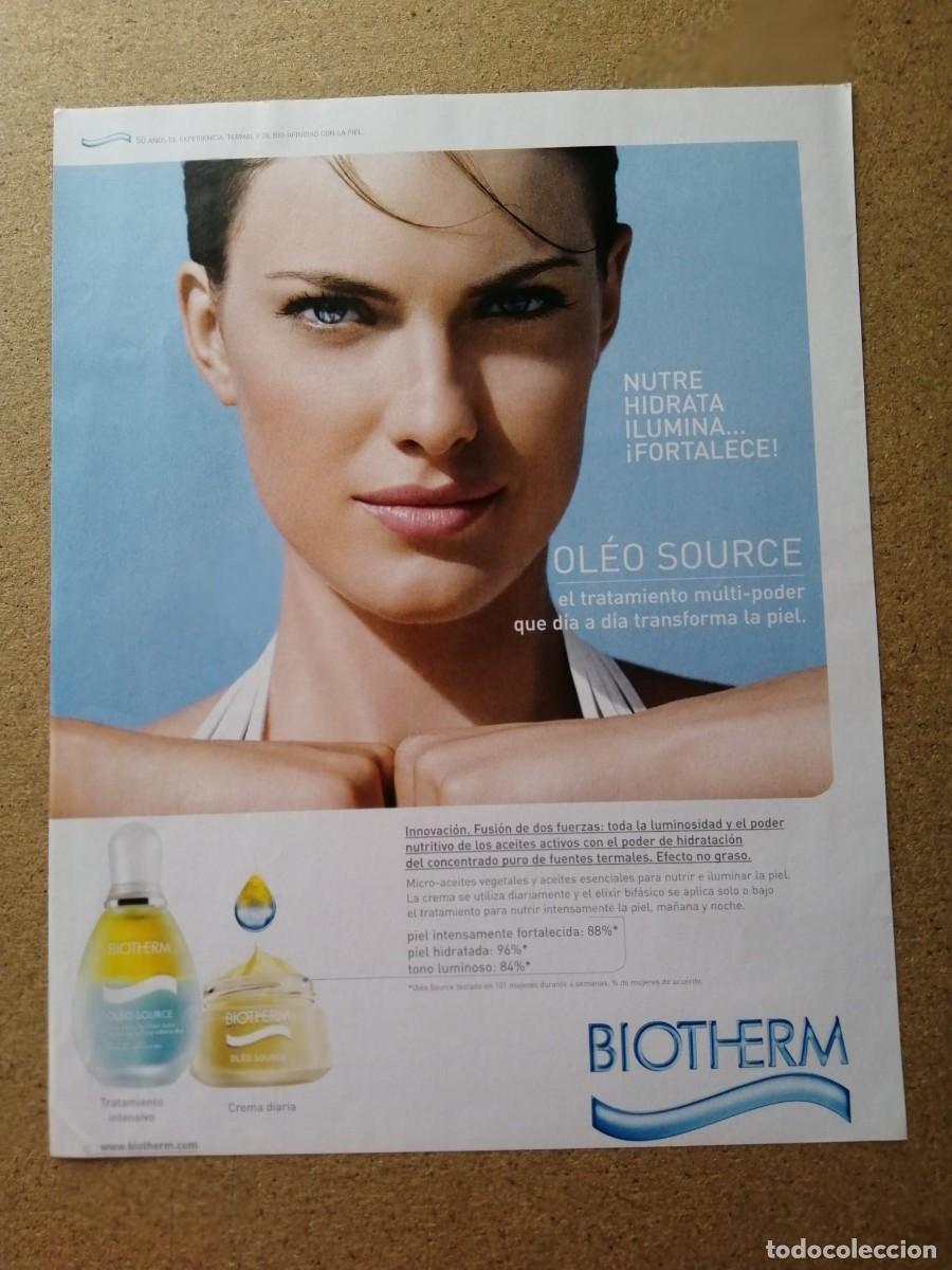 Otros art&iacute;culos de coleccionismo en papel: ANUNCIO. BIOTHERM...