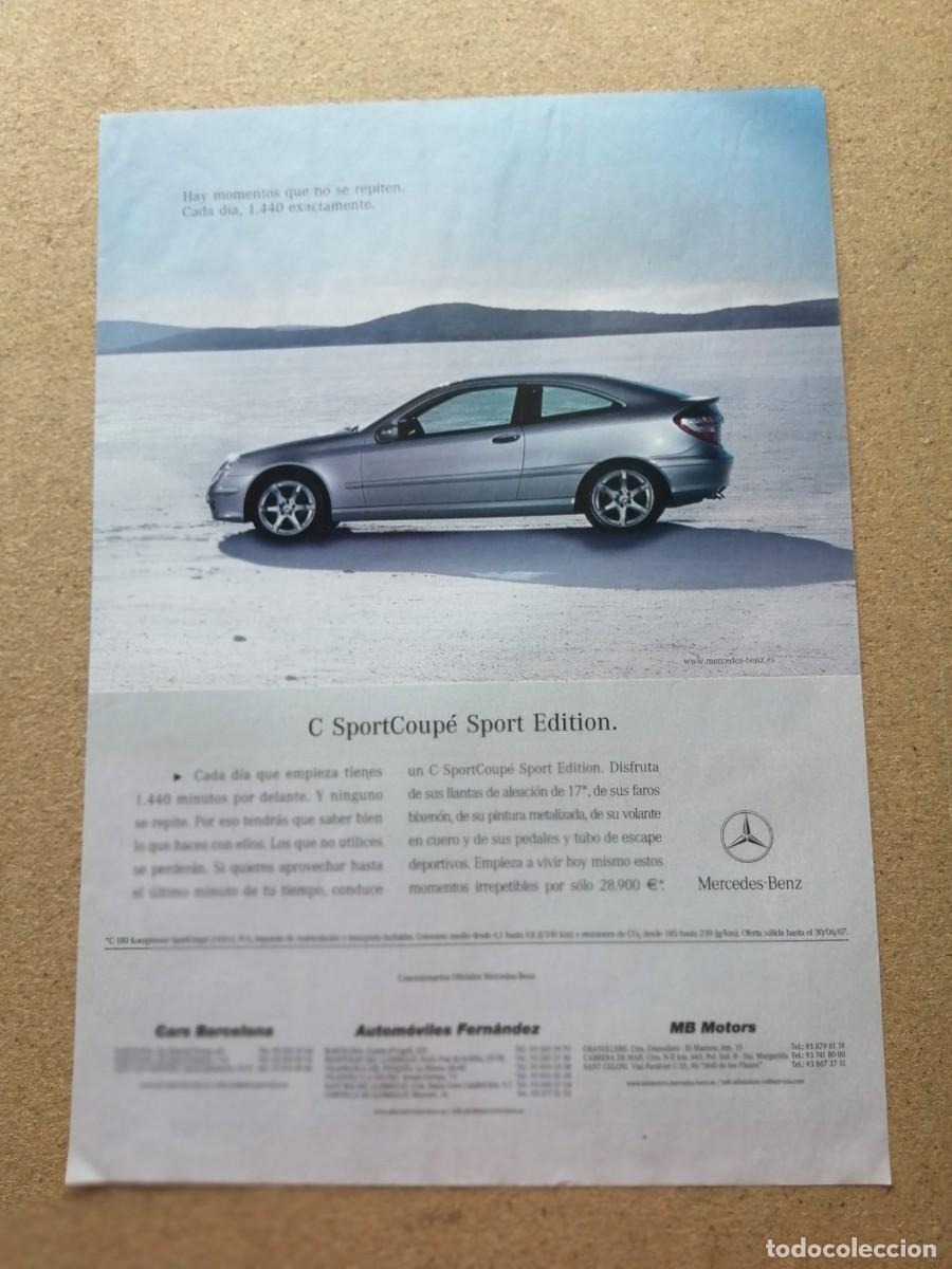 Otros art&iacute;culos de coleccionismo en papel: ANUNCIO. MERCEDES BENZ C SPORT COUPE SPORT EDITION